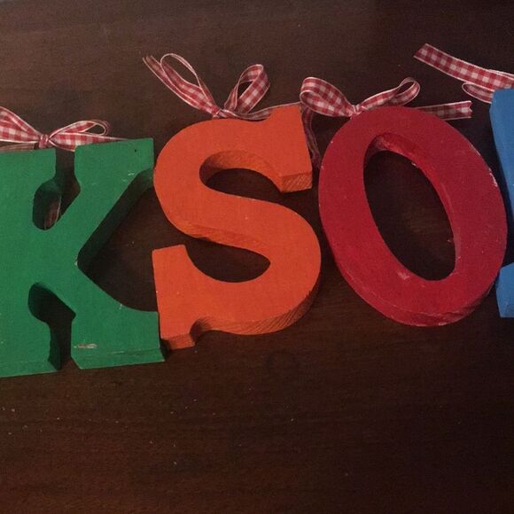 Colorful Wooden Name Letters - Picture 5 of 8